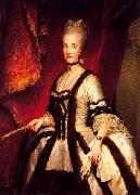 Anton Raphael Mengs Portrait of Maria Carolina of Austria oil on canvas